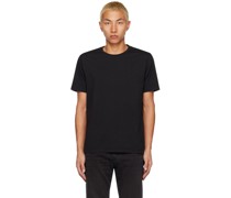 Black Embroidered T-Shirt