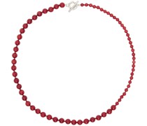 Red Small Calla Necklace
