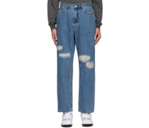 Indigo Distressed Jeans