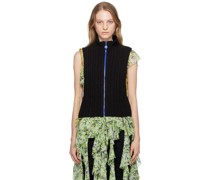 Black Zip Vest