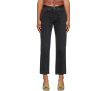 Lana Cropped Vintage Straight Jeans