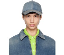 Blue Faded Denim Cap