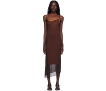 Brown & Orange Sora Maxi Dress