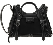 Black Pashli Moto Satchel Bag