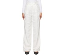 White Carrie Trousers