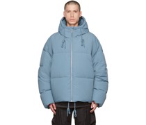 SSENSE Exclusive Blue Hoodpup Down Jacket