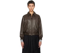 Brown Martino Leather Jacket