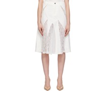 White Anita Midi Skirt