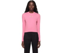 Pink Les Classiques 'Le t-shirt Gros Grain manches longues' Long Sleeve T-Shirt