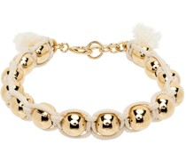 Beige & Gold Bonni Bracelet