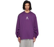 Purple Oversized Long Sleeve T-Shirt