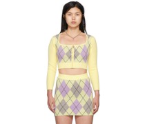Yellow Argyle Sweater