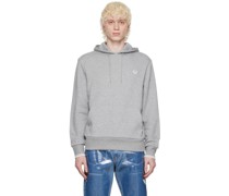 Gray Tipped Hoodie