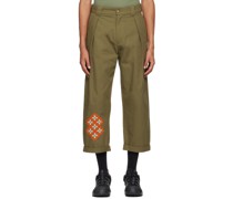 Khaki Sukkar Trousers
