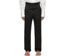 Black Slim Trousers