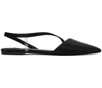 Black Iconic D'Orsay Slippers