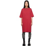 Red Elongated Midi Dress