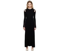 Black Tear Drop Maxi Dress