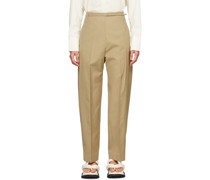 Brown Belted Trousers