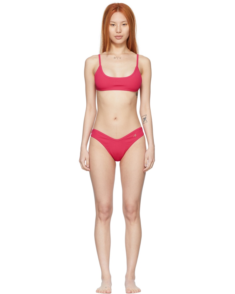 ATTICO Damen Pink Nylon Bikini