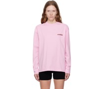 Pink Le Chouchou 'Le T-Shirt Pavane Manches Longues' Long Sleeve T-Shirt