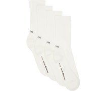 Two-Pack White Socks