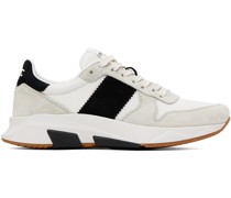 Off-White & Taupe Jagga Sneakers