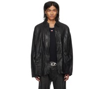 Black L-Mart-A Leather Jacket