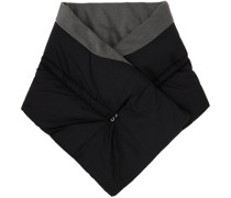 Black Thinsulate™ Padding Muffler Scarf