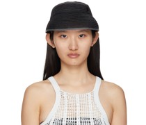 Black Hemp Patty Visor