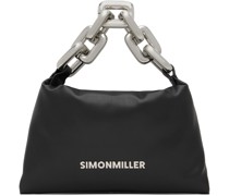 Black Mini Linked Puffin Bag