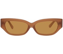 Brown Linda Farrow Edition Vanessa Sunglasses