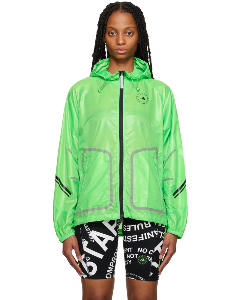 adidas Damen Green TruePace Jacket