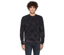 Black Tie-Dye Dexter Sweater