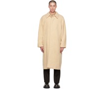 Beige Button Up Coat