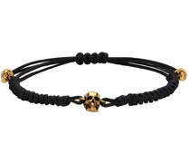 Black Skull Friendship Bracelet