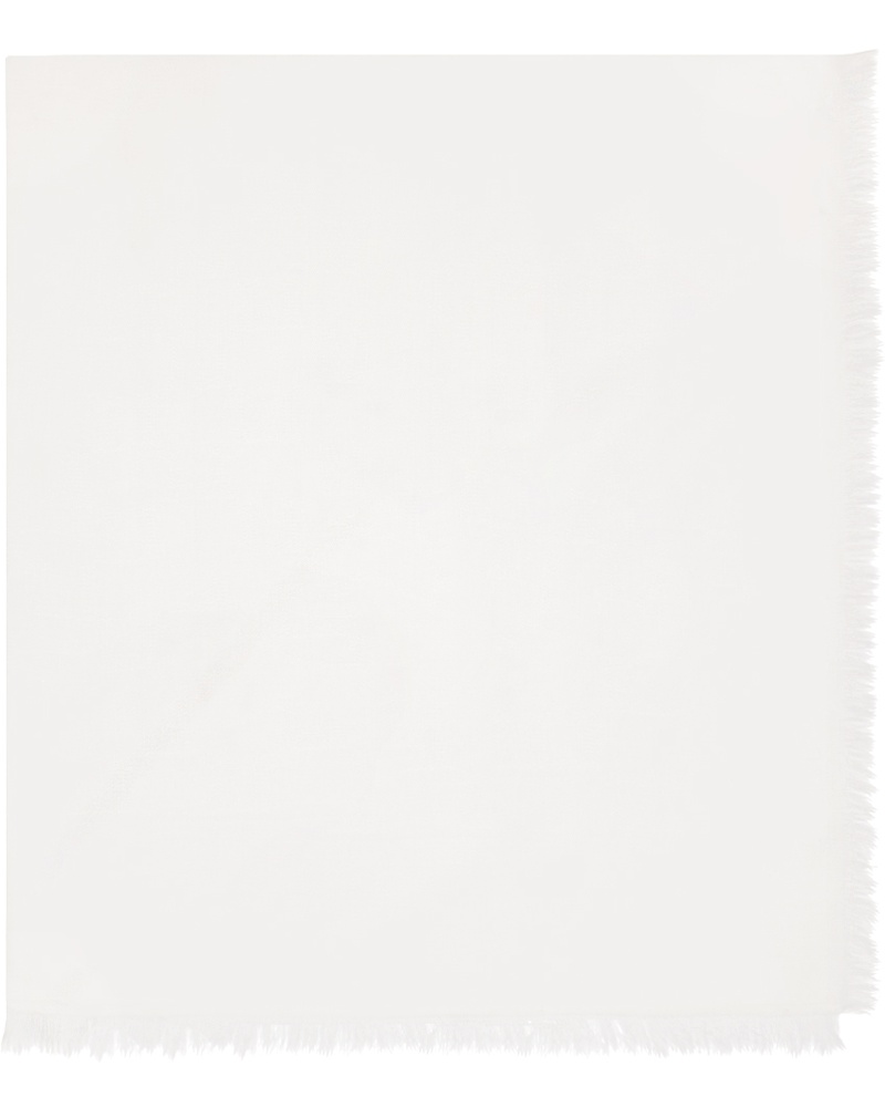 Max Mara Damen White Pepli Scarf