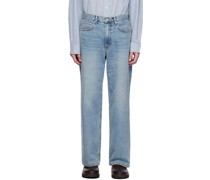 Blue Wide Jeans