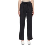 Navy Ripple Lounge Pants
