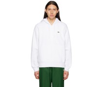 White Zip Hoodie