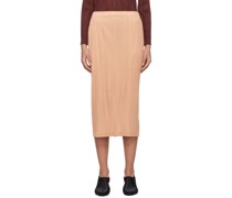 Beige Monthly Colors October Maxi Skirt