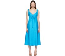 Blue Henriette Midi Dress