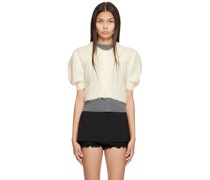 Off-White Pointelle Cardigan