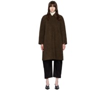 SSENSE Exclusive Reversible Brown Oversized Coat