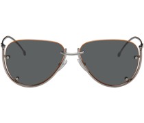 SSENSE Exclusive Gunmetal Sunglasses