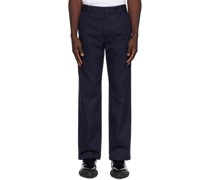 Navy So Hard Trousers