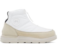 White Cypress Puffer Boots