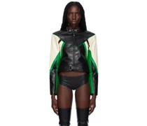 Black Hannah Jewett Edition Vaughn Faux-Leather Jacket