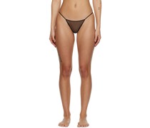 Black Sheer Briefs