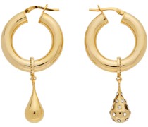 Gold Mismatched Flow Earrings